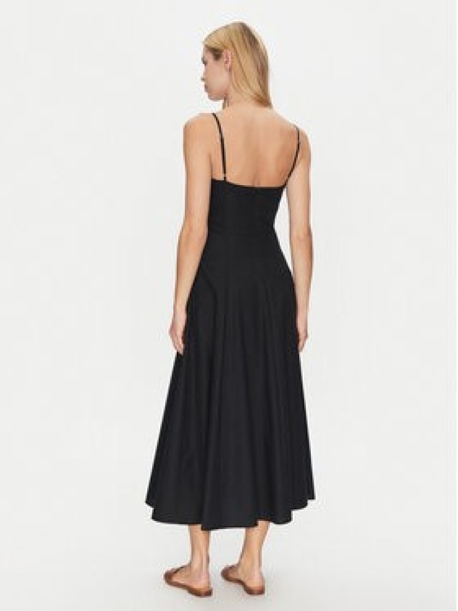 Simona Corsellini Sukienka koktajlowa P25CPAB01101 Czarny Slim Fit