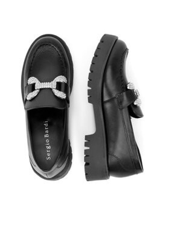 Sergio Bardi Loafersy ARC-E1091-04SB Czarny