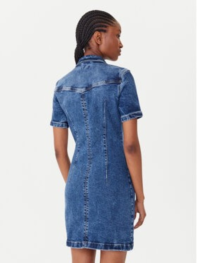 Guess Jeans Sukienka jeansowa W5YK55 D5R11 Niebieski Slim Fit