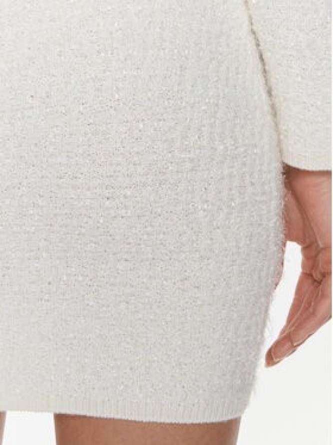 Liu Jo Spódnica ołówkowa MF3294 MA34O Écru Slim Fit