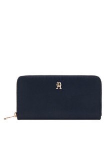 Tommy Hilfiger Portfel Th Icon Lrg Za Nylon AW0AW17750 Granatowy