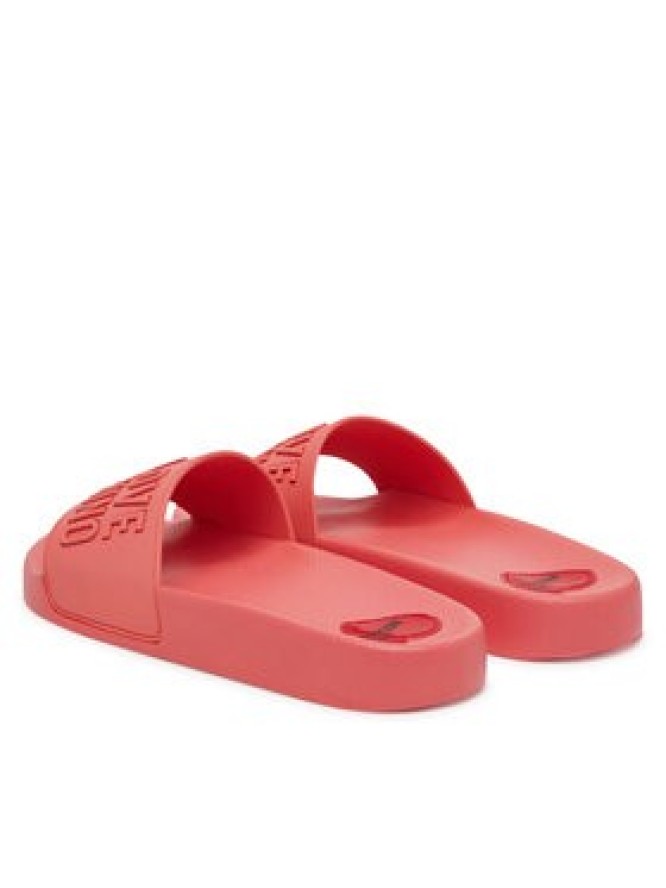 LOVE MOSCHINO Klapki JA28052G0MI15502 Koralowy