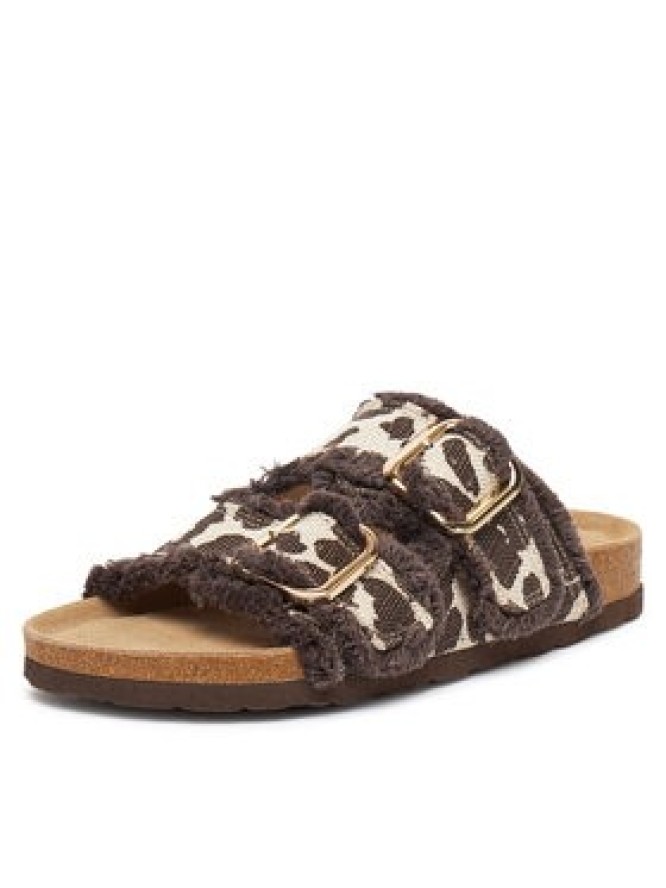 DeeZee Klapki W24Q11953 Brązowy