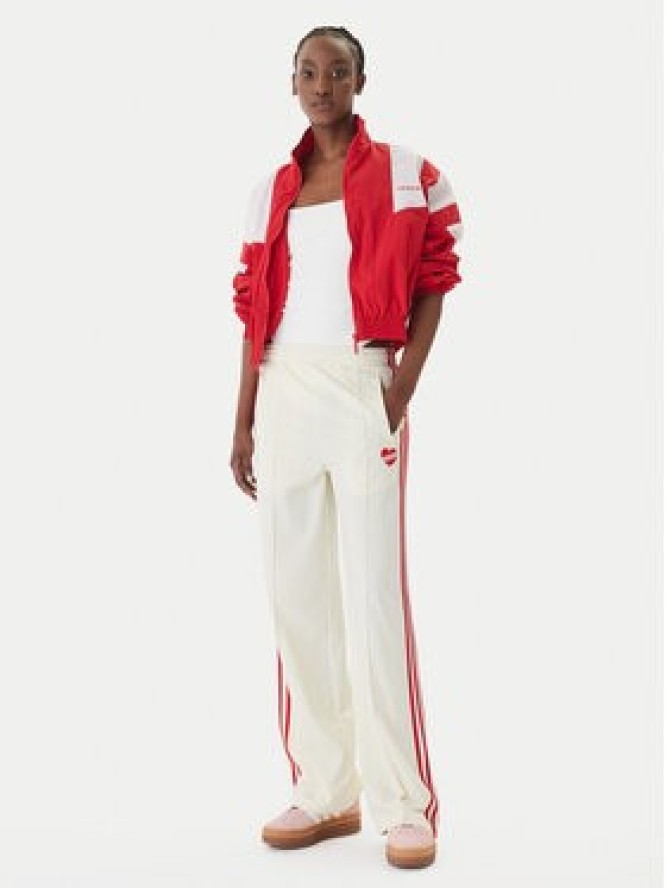 adidas Bluza Blocked Washed KD8788 Czerwony Oversize