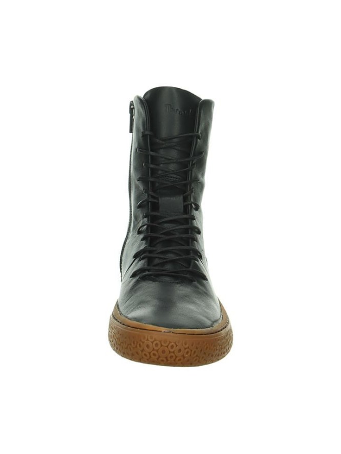 Think! Skórzane botki "Tjub" w kolorze czerwonym rozmiar: 36