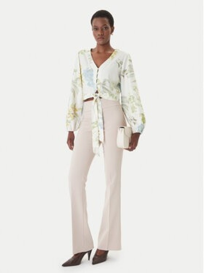 Guess Bluzka W6GHA4 W2565 Kremowy Regular Fit