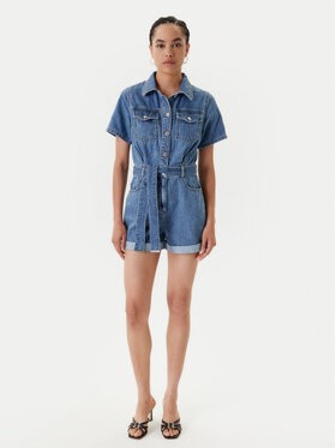 Morgan Kombinezon 251-SHELOR Niebieski Slim Fit