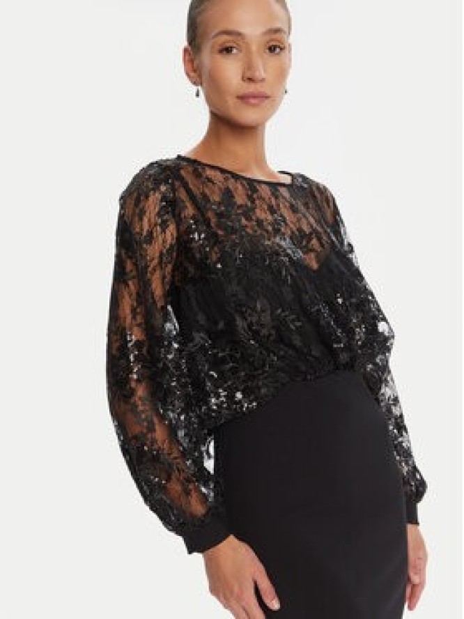 Rinascimento Sukienka koktajlowa CFC0125098003 Czarny Regular Fit