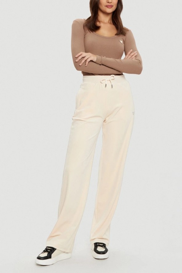 GUESS Brązowy damski longsleeve Colette, Rozmiar L