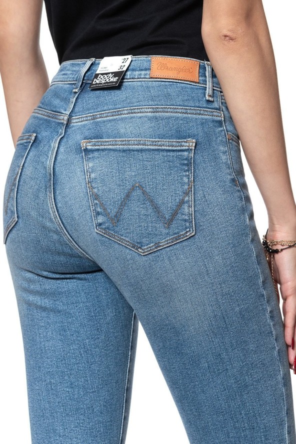 WRANGLER HIGH RISE SKINNY LIGHT OCEAN W27HWD86W 112128136