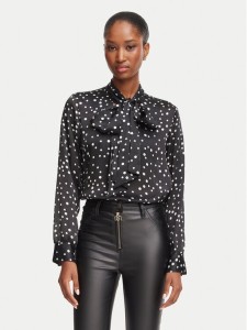 Rinascimento Koszula CFC0130434003 Czarny Loose Fit