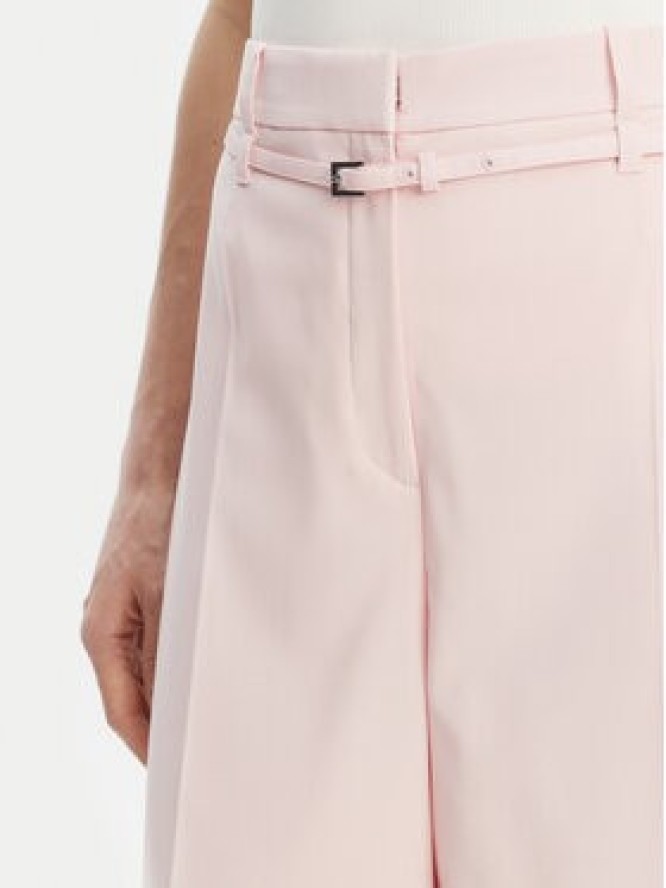 BOSS Spodnie materiałowe 50537404 Różowy Regular Fit