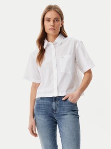 Guess Koszula W5GH98 WH7P1 Biały Regular Fit