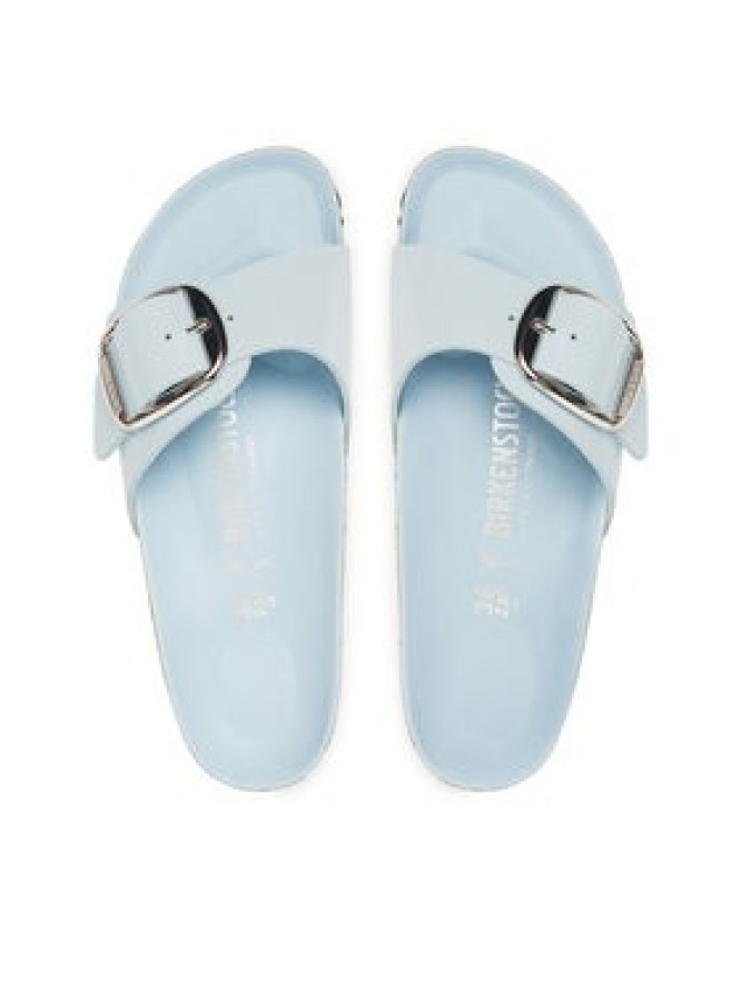 Birkenstock Klapki Madrid Big Buckle Hex 1030364 Błękitny