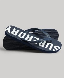 superdry Code Core Sport Klapki gumowe – Eclipse Navy/Optic