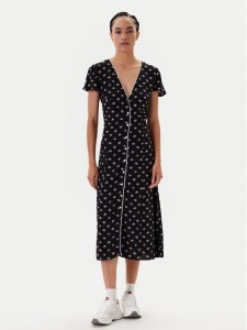 Tommy Jeans Sukienka codzienna DW0DW20884 Czarny Regular Fit