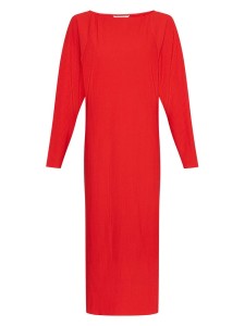 MOSS COPENHAGEN Sukienka w kolorze czerwonym rozmiar: XS/S
