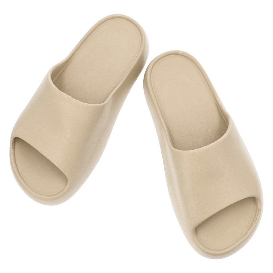 Beżowe Klapki Filippo Wygodne Obuwie Damskie