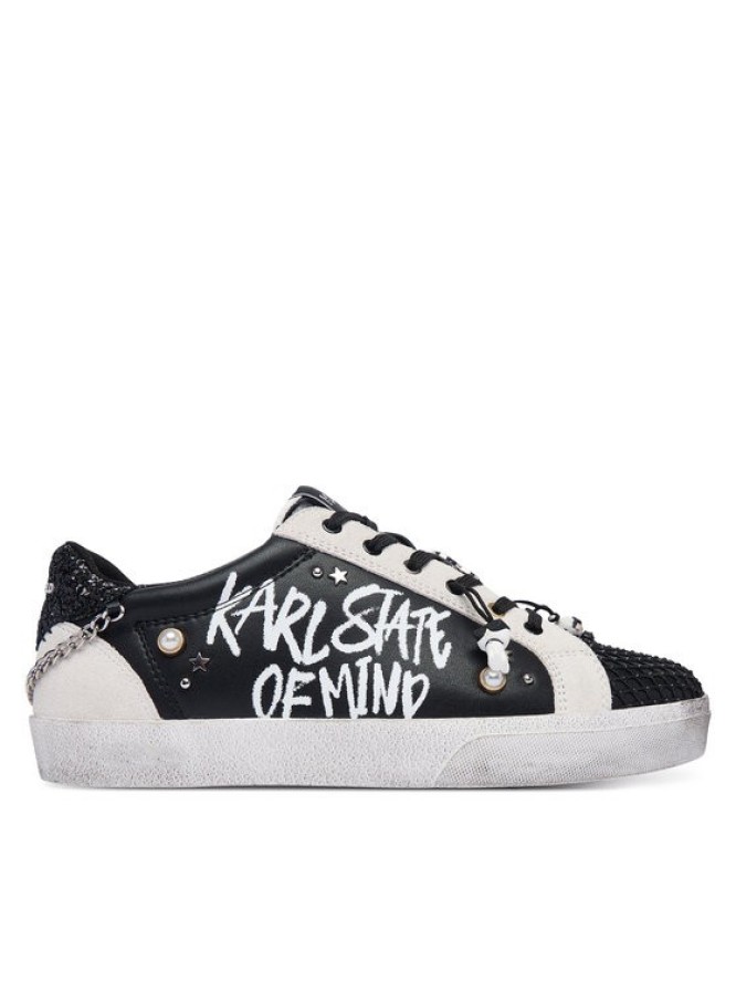 KARL LAGERFELD Sneakersy KL60116S Czarny