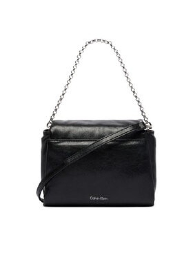 Calvin Klein Torebka Emblem Hw Padded Crossbody LV04F3620G Czarny