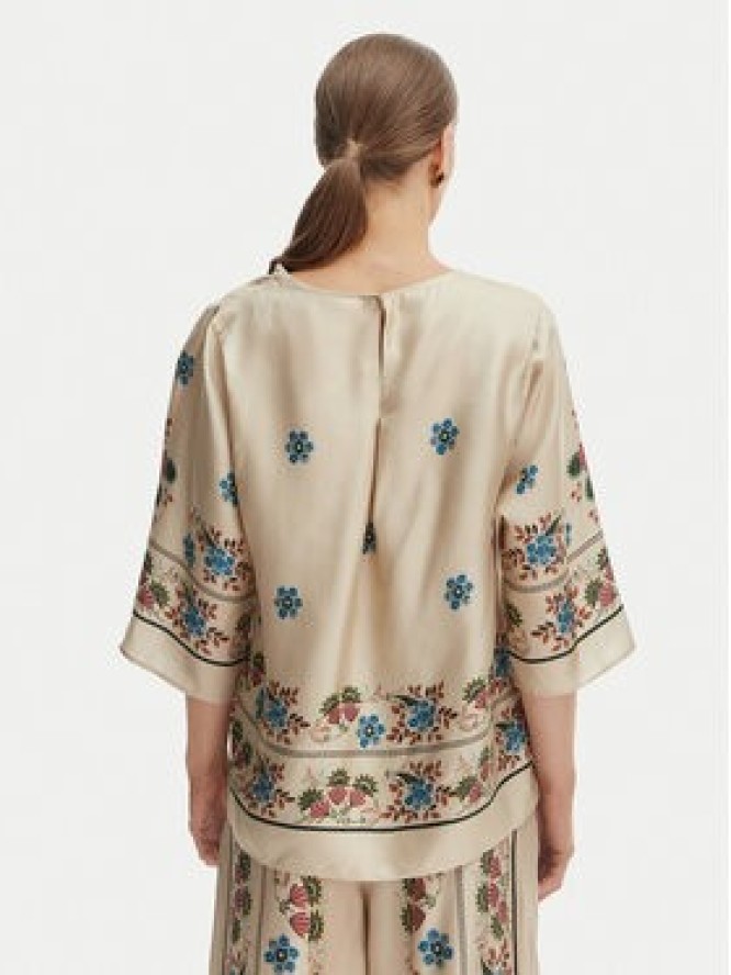 Weekend Max Mara Bluzka Samba 2615111062 Écru Loose Fit