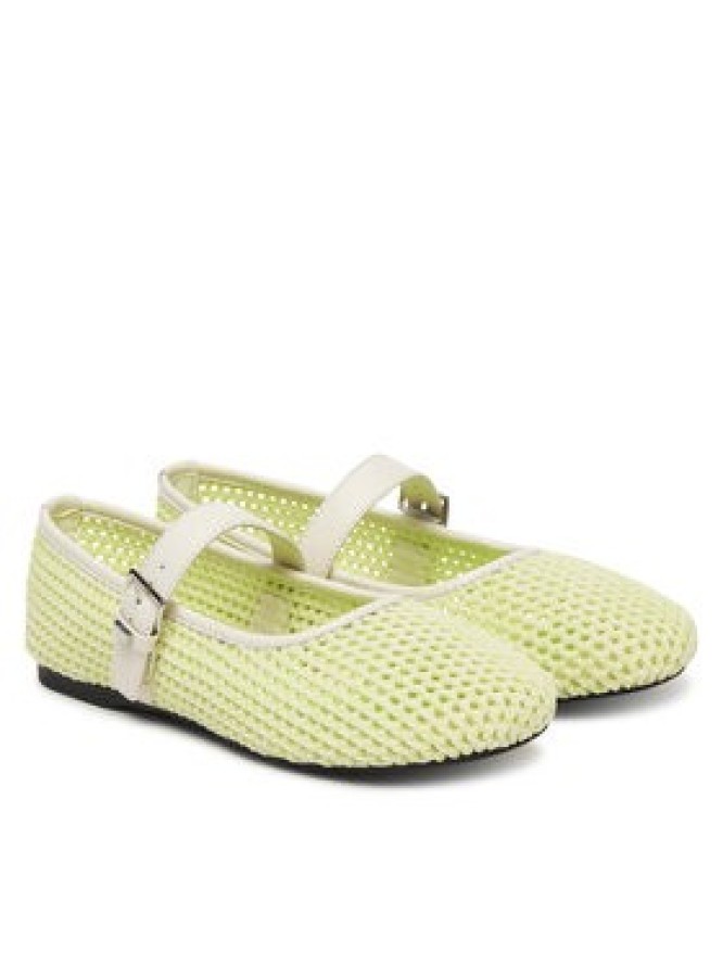 Tommy Jeans Baleriny Tjw Knitted Ballerina EN0EN03030 Biały