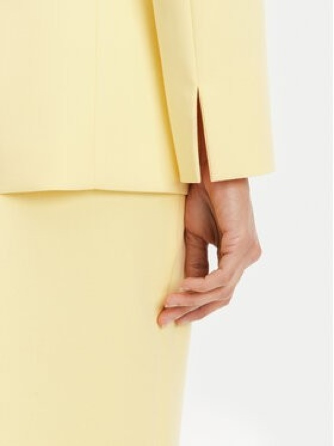 HUGO Marynarka 50538135 723 Żółty Regular Fit