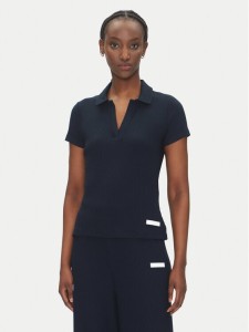 EA7 Emporio Armani Polo 7W000490 AF12654 UB102 Granatowy Regular Fit