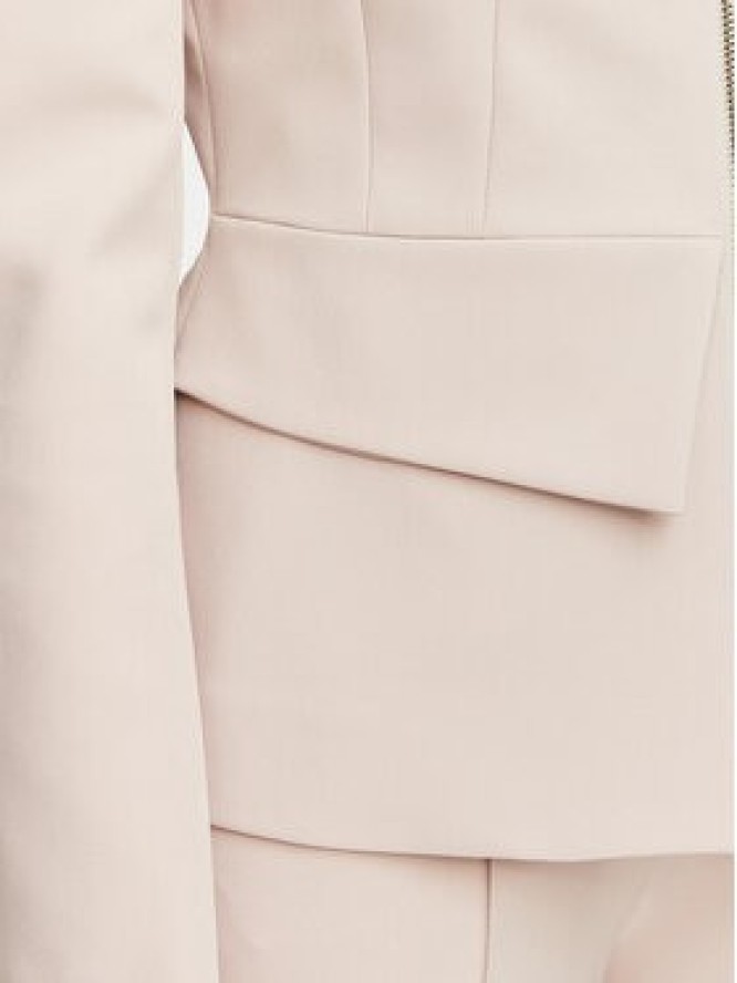 Rinascimento Marynarka CFC0130160003 Beżowy Slim Fit