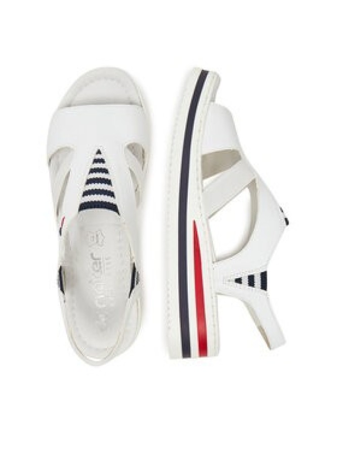 Rieker Sandały V02Y5-80 Biały