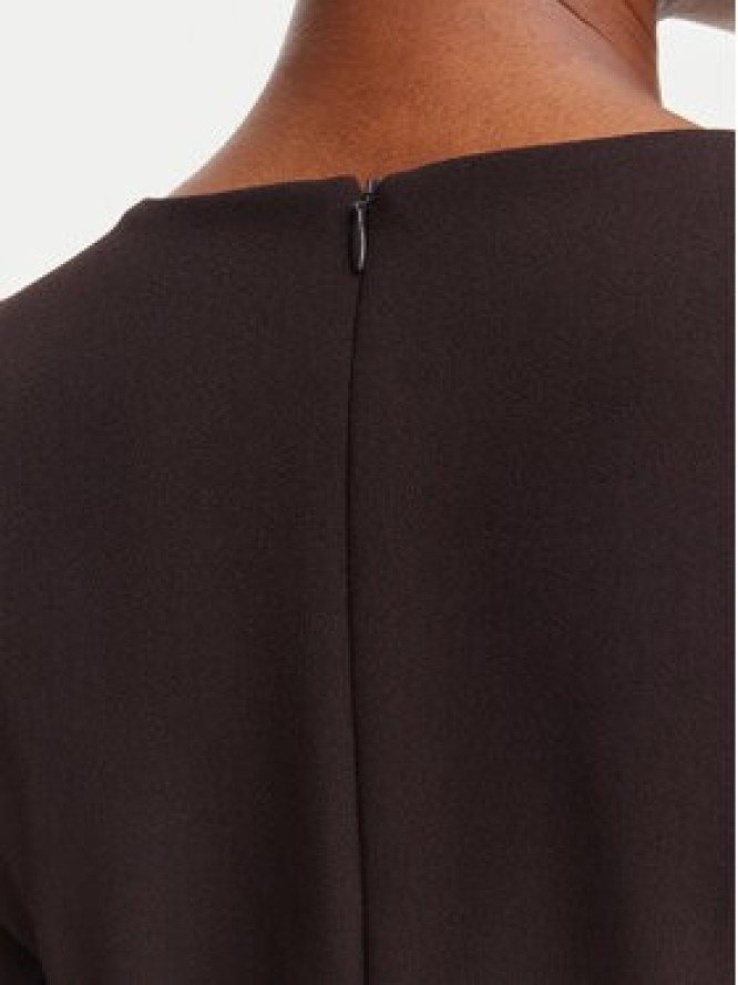 Rinascimento Sukienka koktajlowa CFC0131070003 Brązowy ciemny Slim Fit