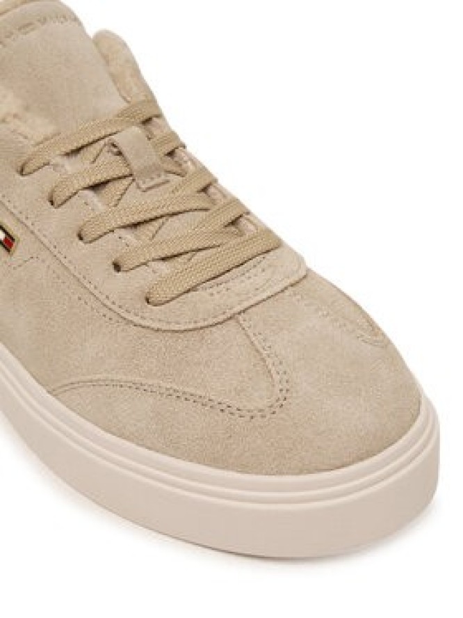 Tommy Hilfiger Sneakersy Th Chic Cupsole Wl FW0FW09597 Beżowy jasny
