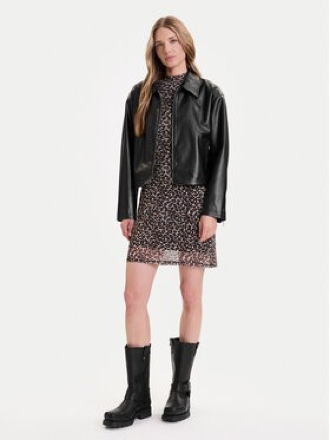 ONLY Kurtka z imitacji skóry Nicki 15356871 Czarny Regular Fit