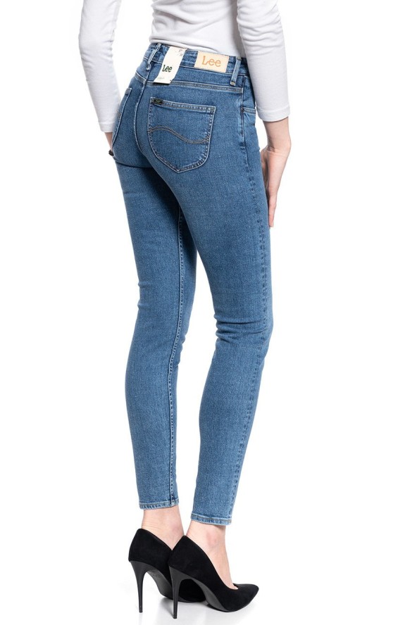 SPODNIE DAMSKIE LEE SCARLETT SELVAGE FAIR MID L526LY40 112111739