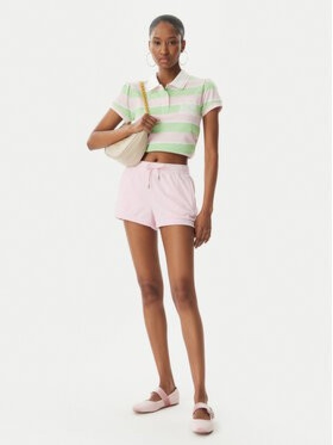 Juicy Couture Polo Juicy Puff JCGCT126015 Zielony Slim Fit