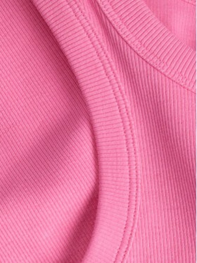 JJXX Top 12224661 Różowy Rib Fit