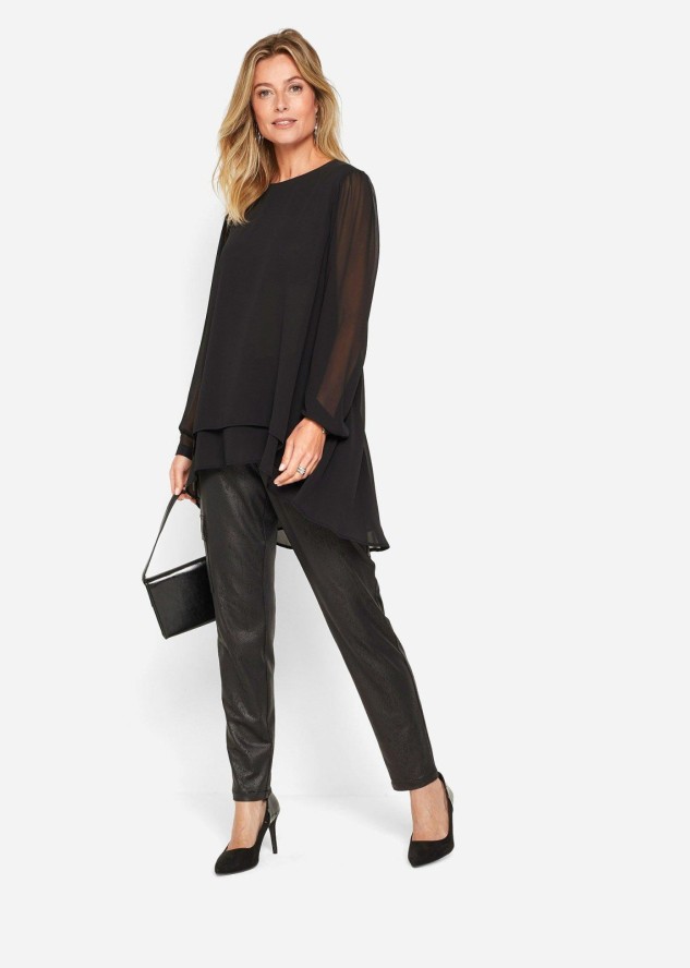 Długa tunika z dłuższym tyłem