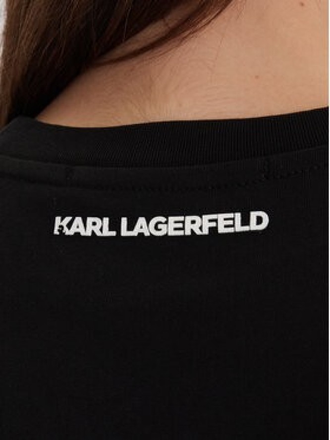 KARL LAGERFELD T-Shirt A1W17129 Czarny Regular Fit