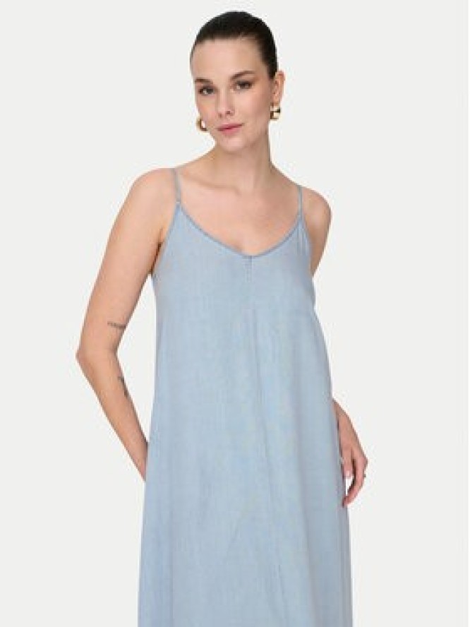 ONLY Sukienka letnia Charis 15337932 Niebieski Loose Fit