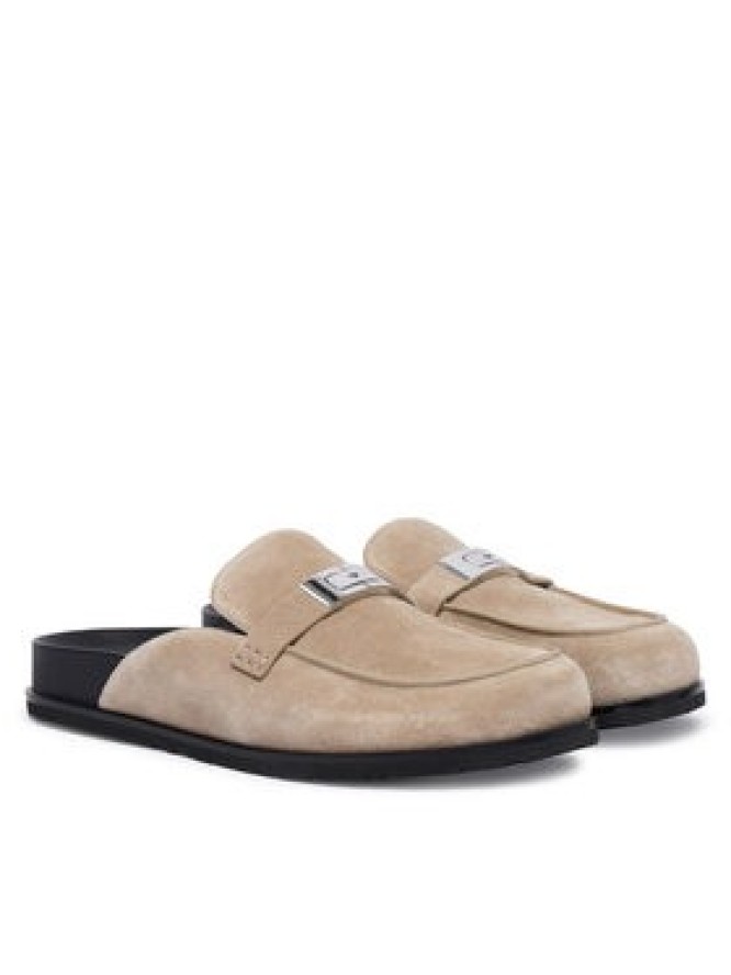 Tory Burch Klapki Lee Lee Mule 177967 Beżowy