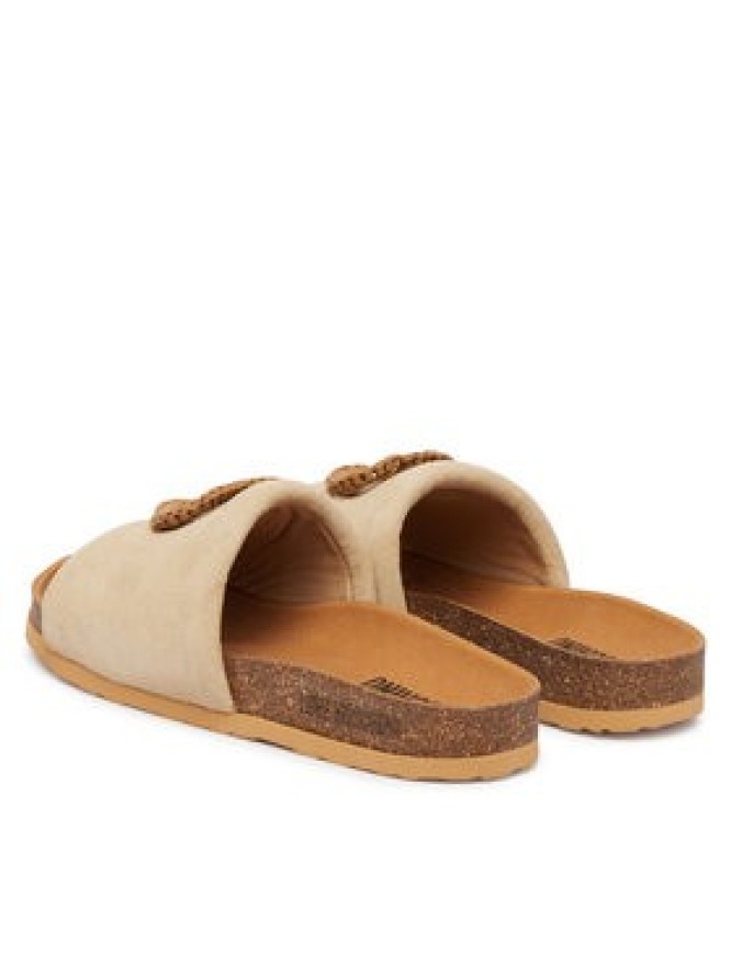 LOVE MOSCHINO Klapki JA28363G0OIG5104 Beżowy