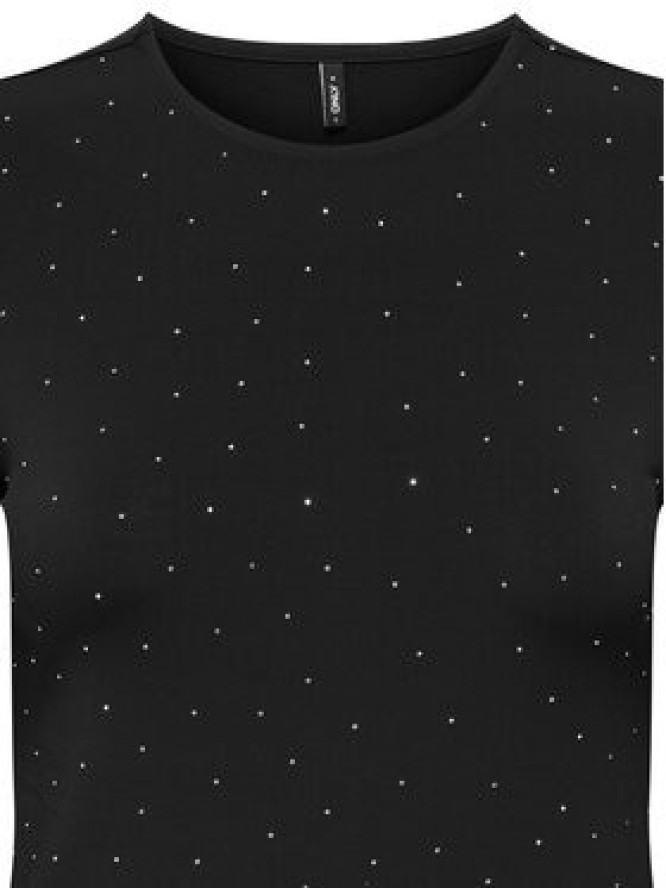 ONLY Bluzka Zita 15358986 Czarny Slim Fit
