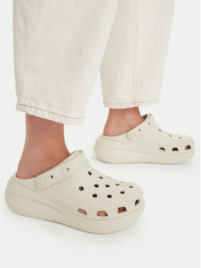 Crocs Klapki Classic Crush Clog 207521 Beżowy
