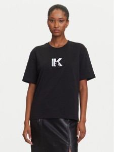 Karl Lagerfeld Jeans T-Shirt A3W17094 Czarny Regular Fit