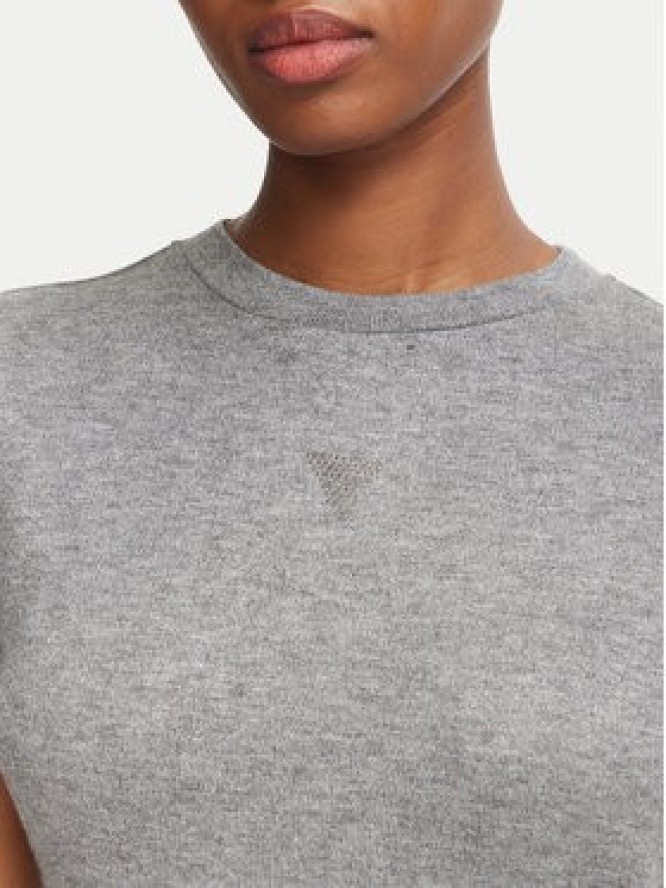 Guess T-Shirt W5BP07 KCGM2 Szary ciemny Regular Fit