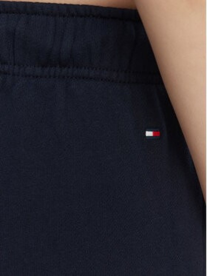 Tommy Hilfiger Spodnie dresowe Logo Exaggerated Seam WW0WW50783 Granatowy Relaxed Fit