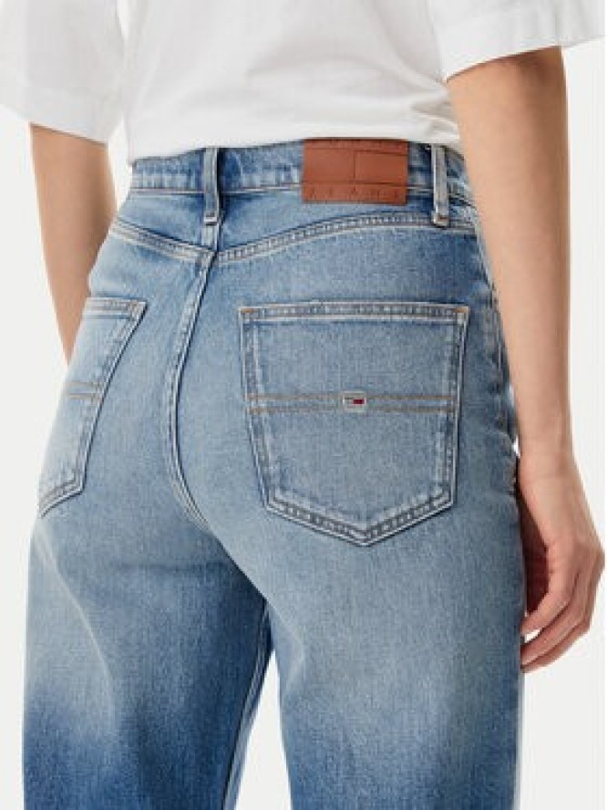 Tommy Jeans Jeansy Layla DW0DW19772 Niebieski Straight Fit