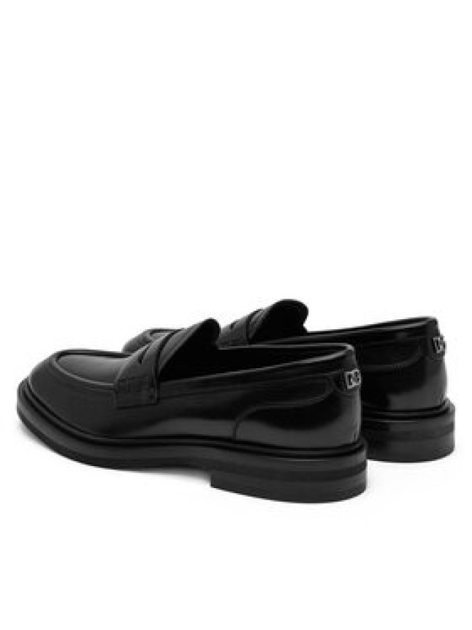 Dolce&Gabbana Mokasyny CM0078 A1203 Czarny