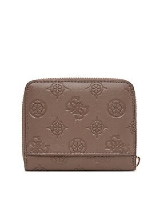 Guess Portfel Carmella Slg SWPD22 25137 Brązowy jasny
