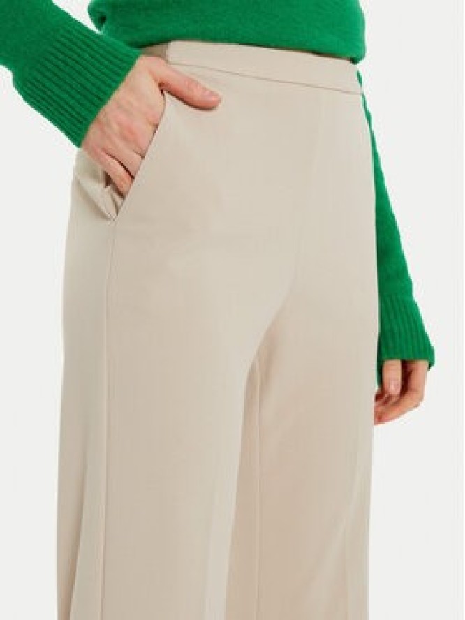 Imperial Spodnie materiałowe P3E9IAW Beżowy Flare Fit